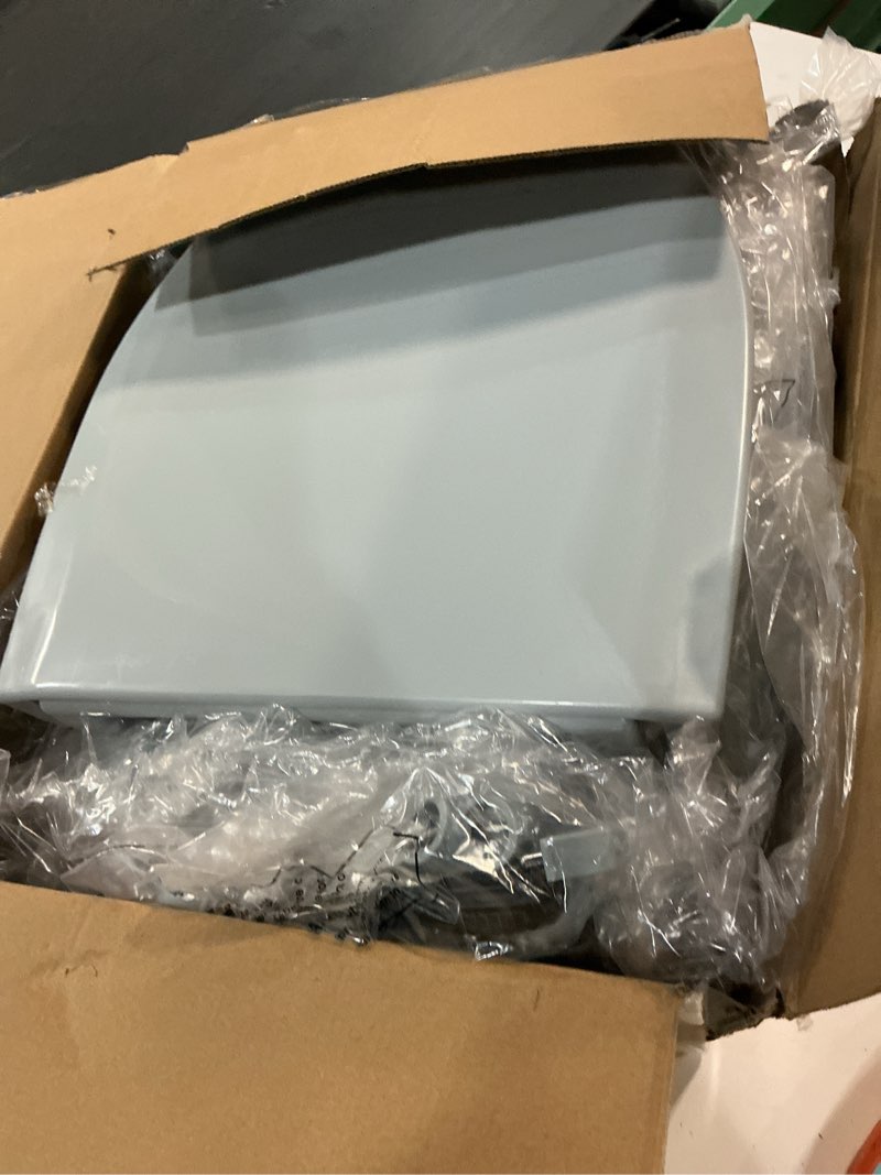 Condition photo showing Good Condition for HOMLAND 3-in-1 Bedside Commode Chair with Sturdy Dual-Crossbar Support Construction, Stable Portable Commode Toilet with 7.5Qt Potty Bucket, 350 Lbs Bedside Commodes for Seniors, Silver