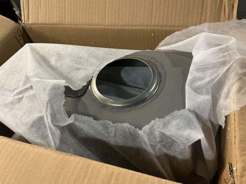Condition photo showing As Is for Kitchen And Bar Sink,10x18 Inch Stainless Steel Drop In Single Bowl Undermount RV Prep Small Kitchen