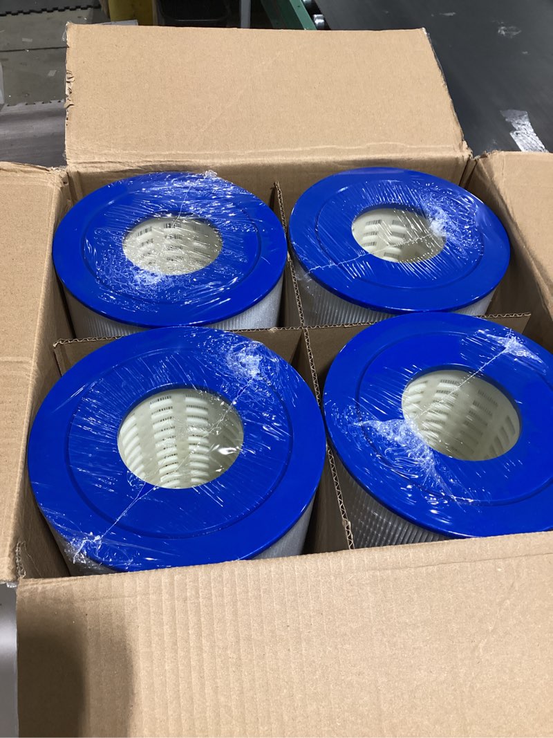 Condition photo showing New/Like New for cryspool® 07066 filter compatible with cx580xre, swimclear c3025, c3030, pa81, c-7483, fc-1225, 4×81 sq. ft pool filter cartridge, 4 pack
