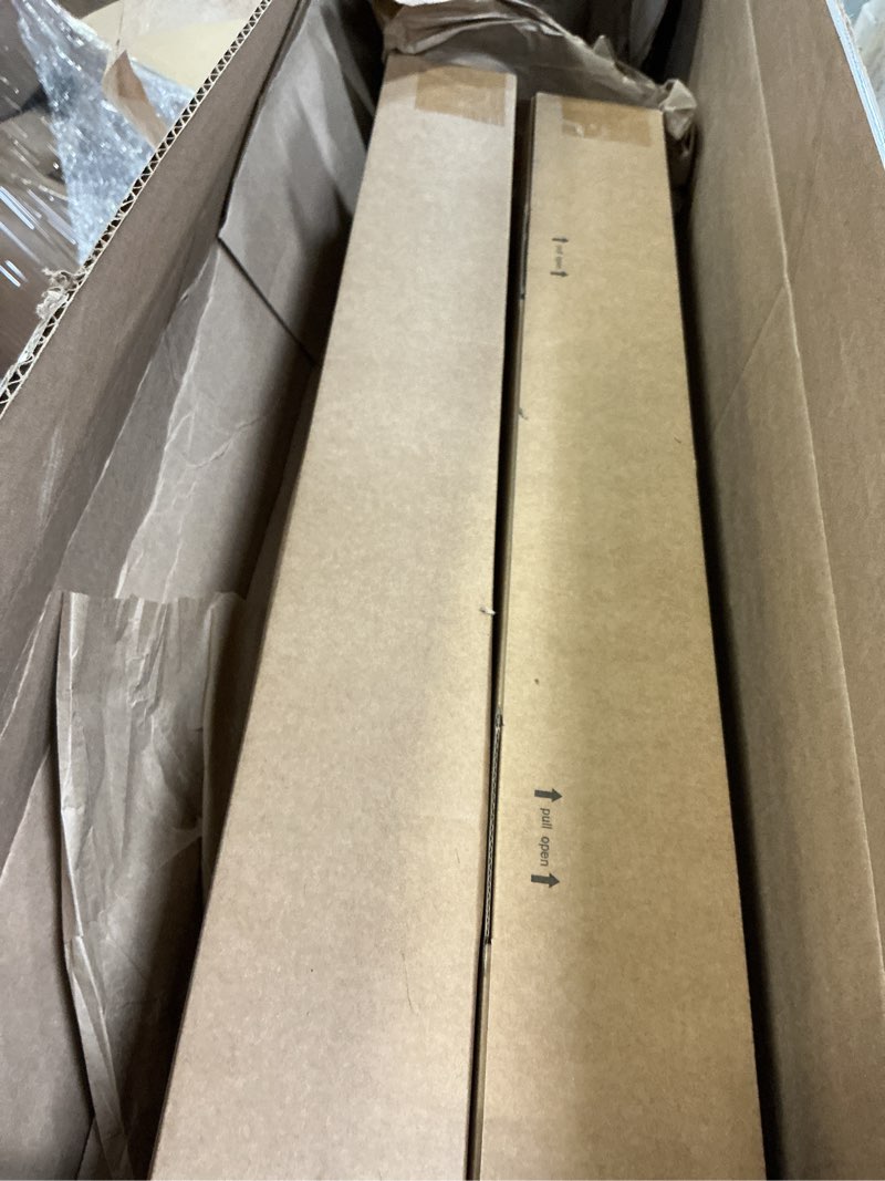 Condition photo showing New/Like New for kamanina 1 inch double curtain rods 36 to 72 inches (3-6 feet) window telescoping drapery rod, antique sliver heavy duty curtain rods for windows, twisted cage finials, fewer rods, easier install antique silver 36-72"