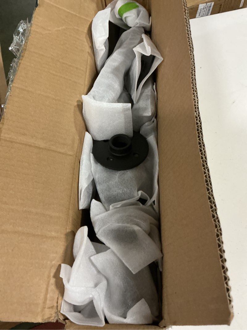 Condition photo showing Good Condition for Industrial Pipe Clothing Rack Wall Garment Rack with Pipe Clothes Rails, Multi-Purpose Heavy Duty Clothing Hanging Rods Space-Saving Clothes Bar Organizer Closet (wall clothing rack-2 hanging rods)