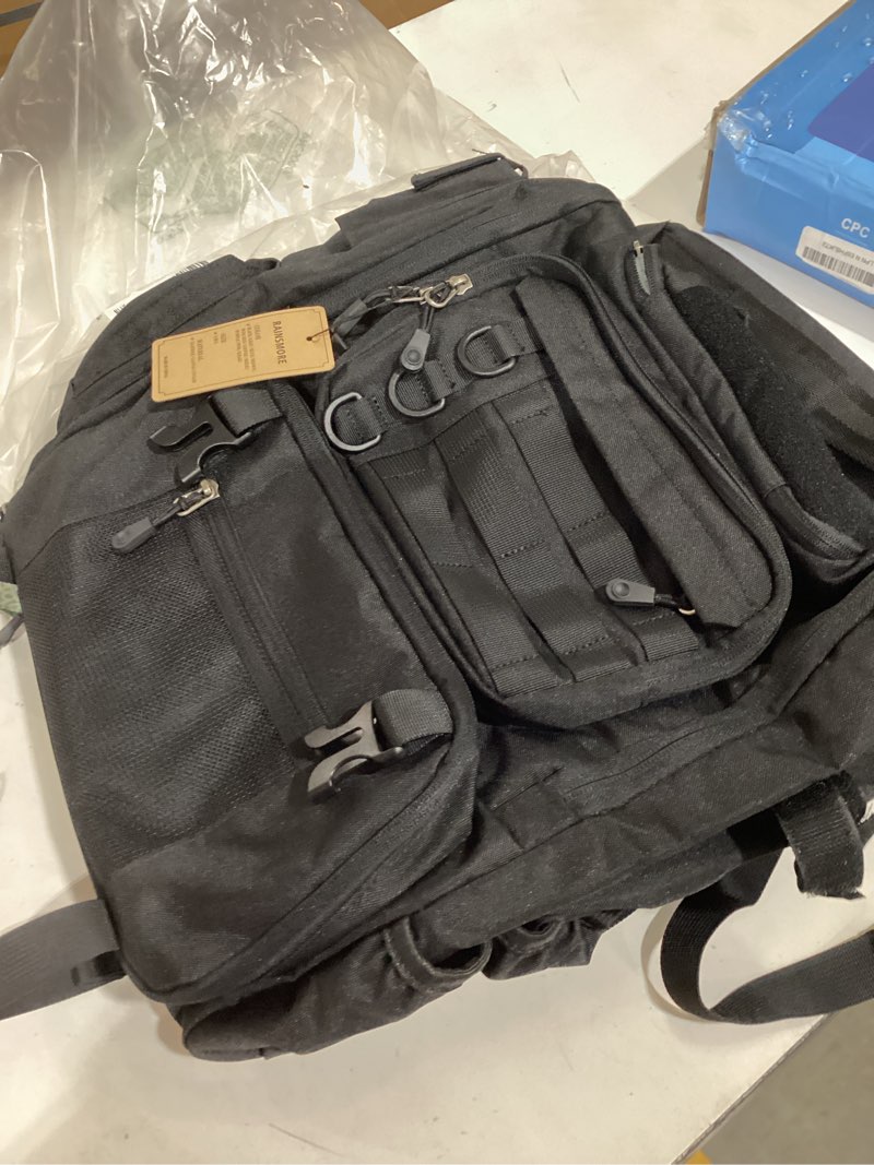 Condition photo showing Good Condition for kastking karryall kastmate fishing tackle backpack,water-resistant tackle bag with 2 rod holders,fishing gear and equipment with large gear storage,black a: black