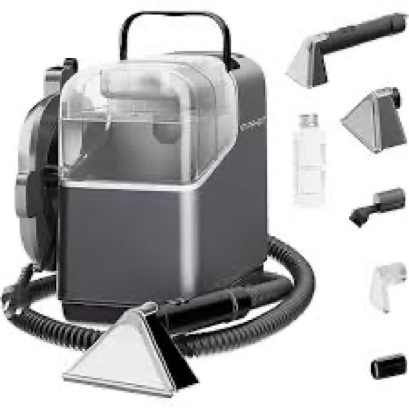 Starrybot Portable Carpet Cleaner Machine with Steam and Heating Techology,18Kpa Powerful Suction wi