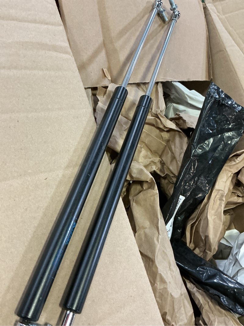 Condition photo showing Good Condition for arana gas struts 20 inch 100lb with brackets (2 pack) - heavy duty lift support for rv bed hatch & storage box - hydraulic hinges spring shocks for camper bed, cellar door(for 80-110lbs lid) 20" 100lb high quality 45th carbon steel