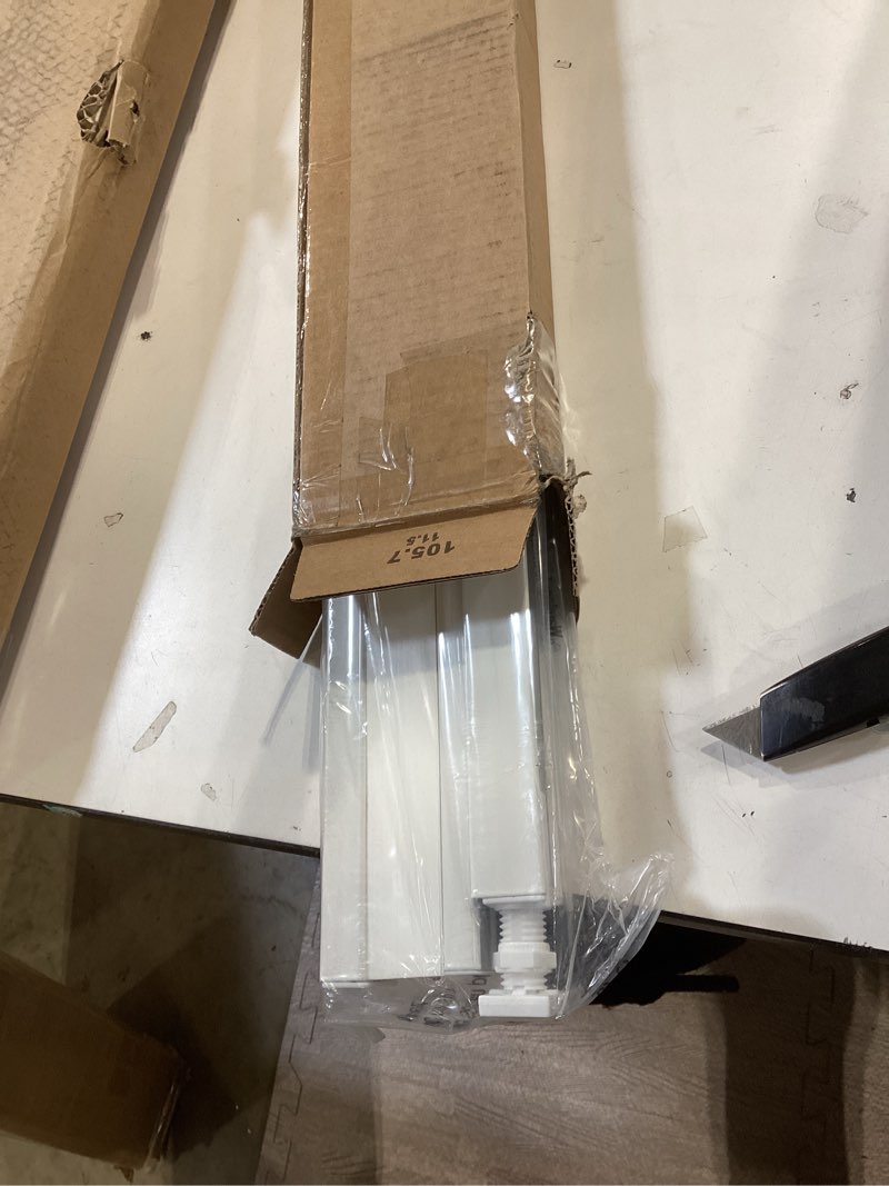 Condition photo showing Good Condition for lazblinds upgraded top down bottom up (tdbu) honeycomb blinds, no drill no tools easy install cordless cellular shades for windows 42" w x 64" h, white - light filtering light filtering - white 42"w x 64"h