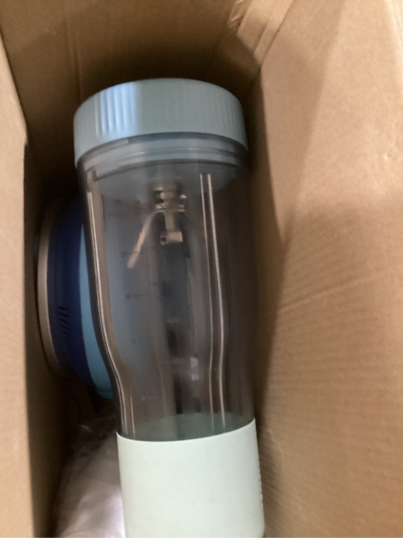 Condition photo showing Good Condition for ninja blendboss™ | personal blender for smoothies & frozen drinks | 26oz travel tumbler with leakproof lid, chug spout & detachable straw | auto-iq technology | blue raspberry | db351bl
