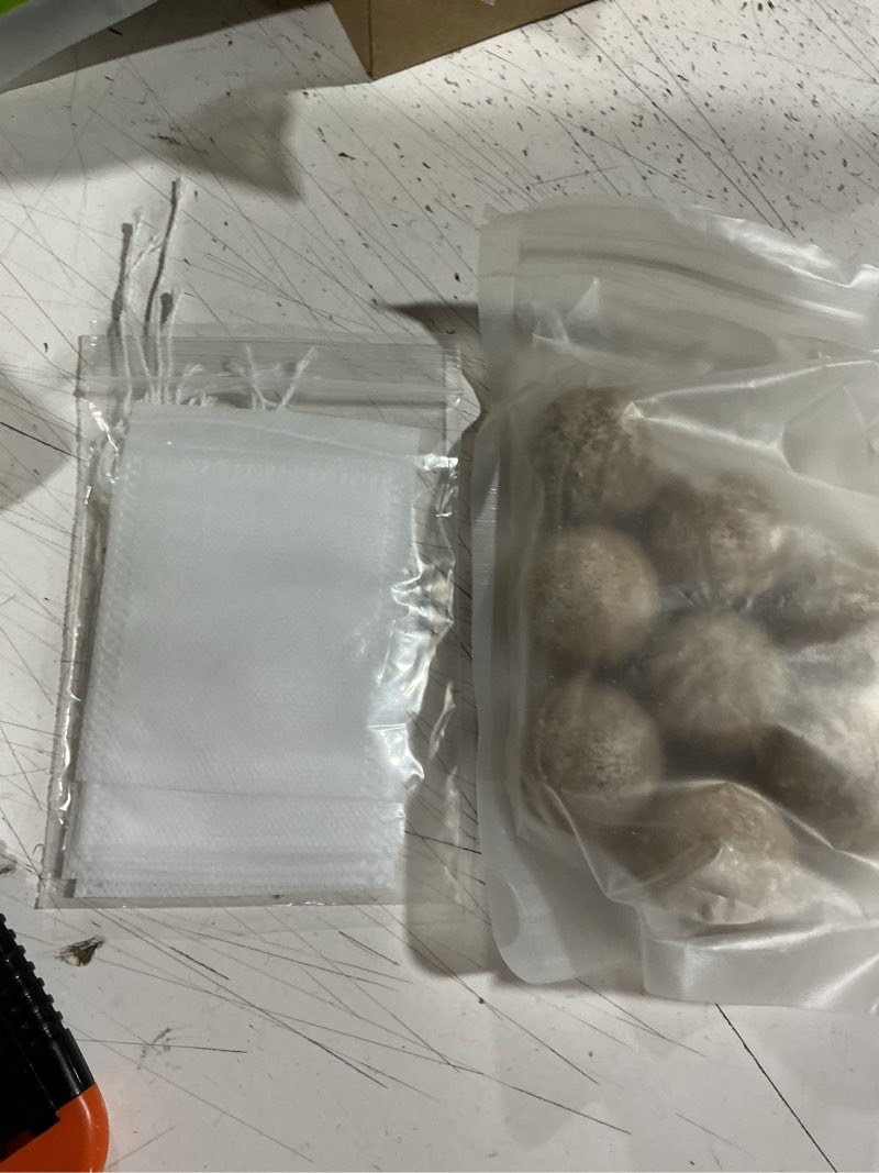 Condition photo showing As Is for squirrel repellent balls, 10 pack natural plant-based formula