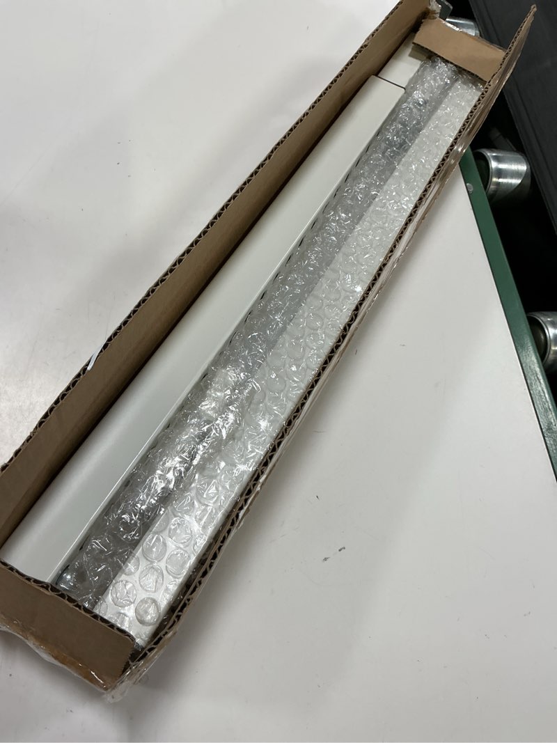 Condition photo showing New/Like New for adjustable window security bar, child safety patio sliding door lock, sturdy steel, extends from 16 3/4\" to 44\" 16.75\" to 44\" with lock