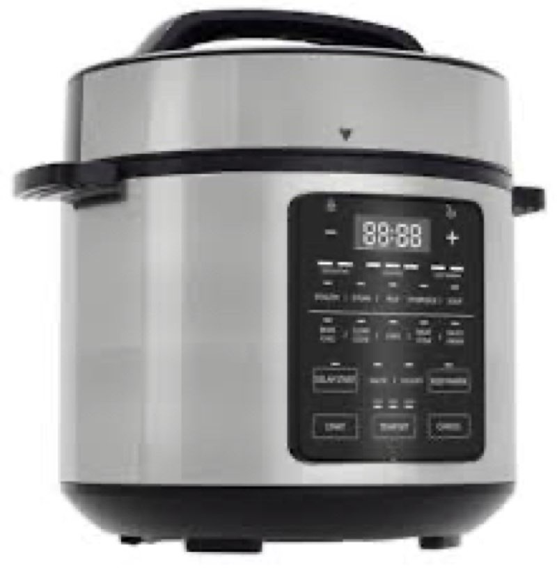 (Defective) Electric 6QT Electric Stainless Steel Pressure Cooker 12-in-1 Multi Cook Machine