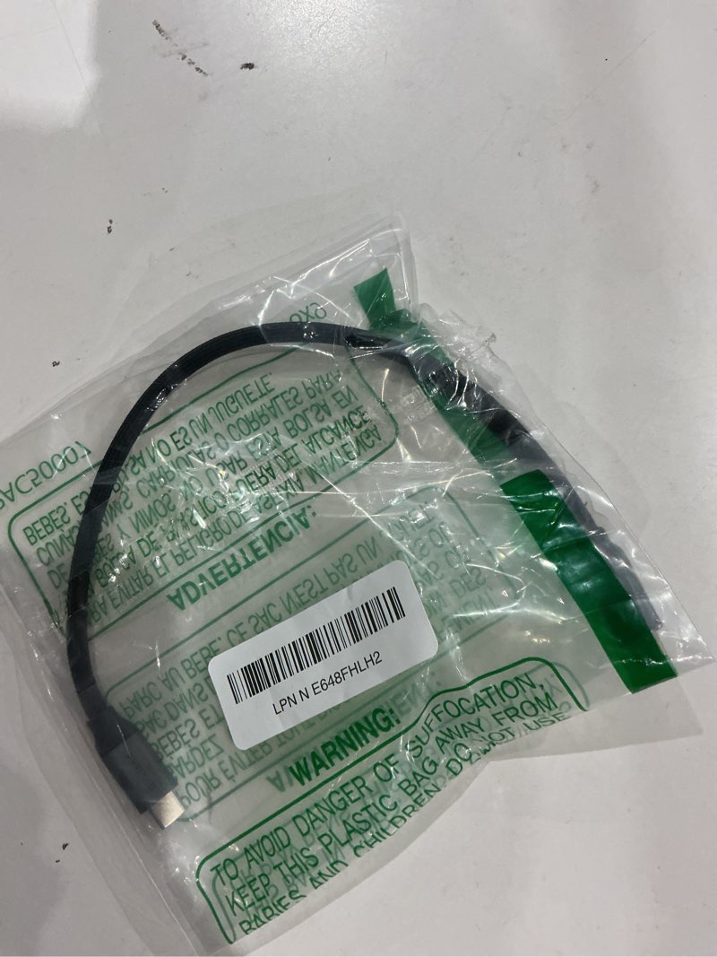 Condition photo showing New/Like New for silkland usb 4 for thunderbolt 4 cable 1ft, 40gbps data transfer, 240w pd 3.1 fast charging, 8k/5k@60hz, short usb c data cable, compatible for ssd, macbook, iphone 17/16, docking, hub