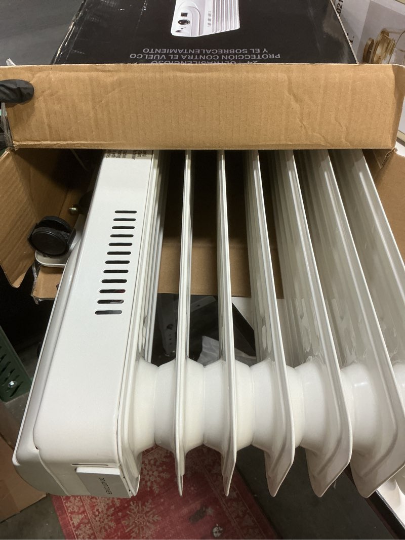 Condition photo showing Good Condition for VisionAir Oil-Filled Radiant Electric Heater 1500 -Watt Oil-filled radiant Tower Indoor Electric Space
