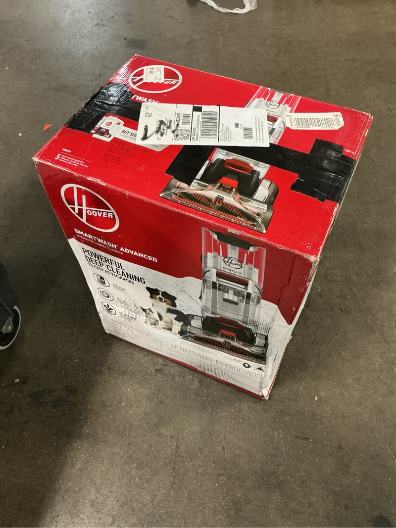 Condition photo showing As Is for professional series smartwash advanced automatic carpet cleaner machine