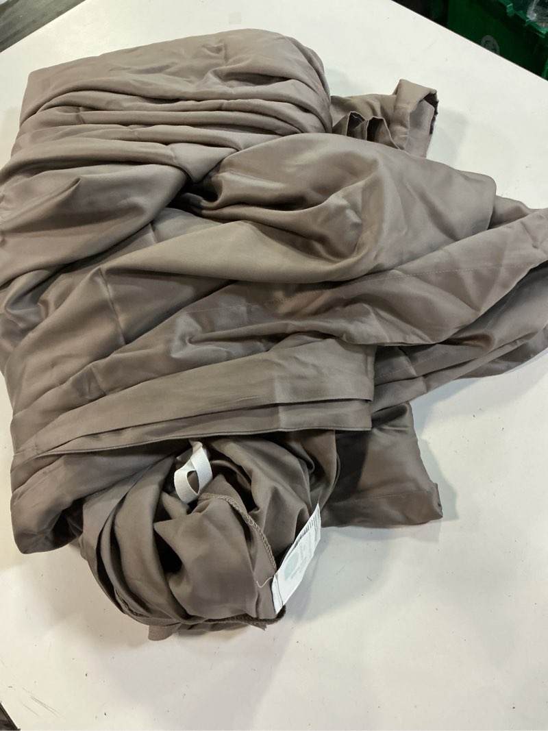Condition photo showing Good Condition for signature giza cotton sateen duvet cover, king/cal king, stone