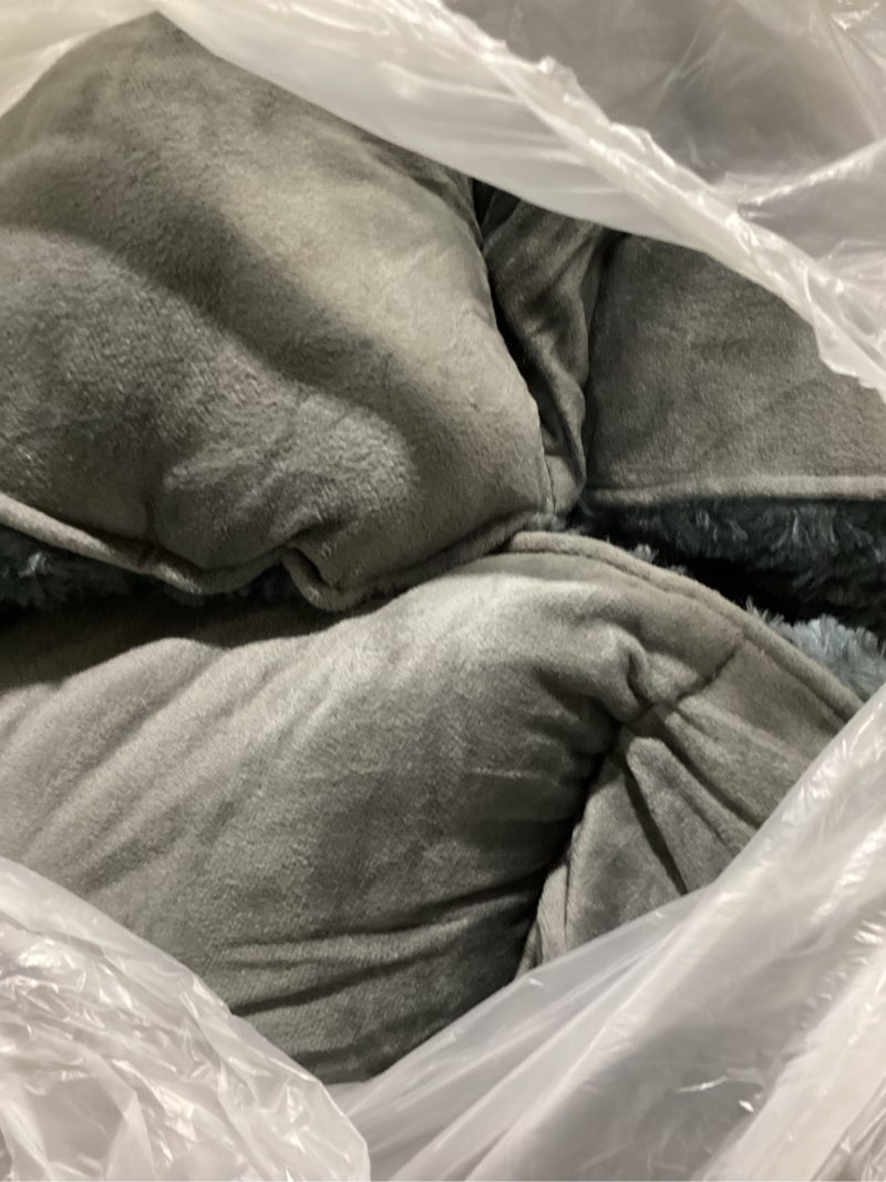 Condition photo showing Good Condition for invenho large dog bed for large medium small dogs, rectangle washable orthopedic dog bed, soft calming sleeping puppy bed durable pet cuddler with anti-slip bottom l(30"x24"x9") l(30"x 24"x 9") grey