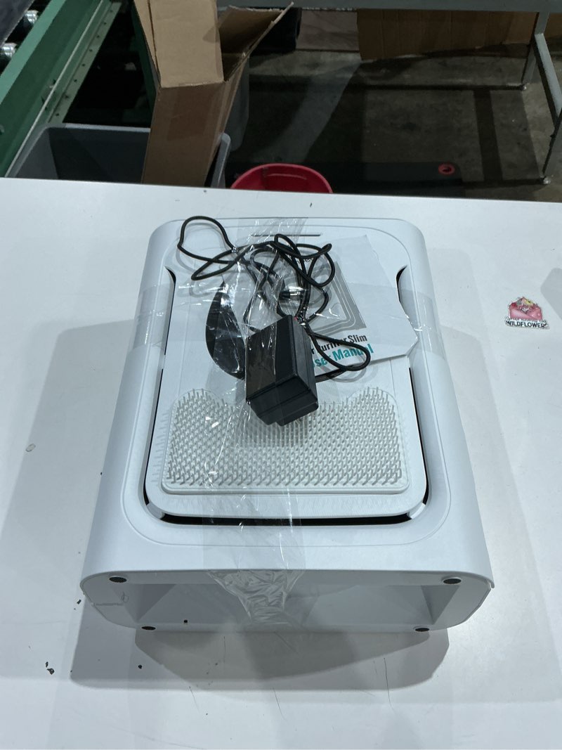 Condition photo showing As Is for uahpet pet air purifier for home, reduce pet hair, dander, odors, dust, smoke for large rooms up to 