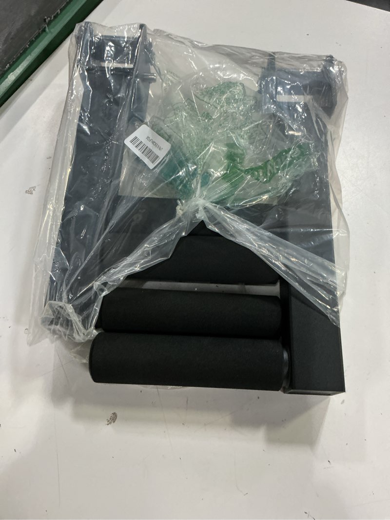 Condition photo showing Good Condition for dip bar attachment for power rack, non-slip wide & narrow grip handles, 500 lbs capacity, squat rack attachment for dips, inverted rows, push-ups for 2x2 inch rack ( eva foam handle )