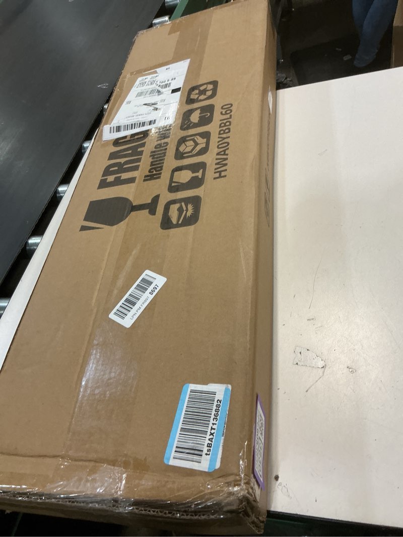 Condition photo showing New/Like New for Folding Stool,Cushioned Padded Folding Bar Stool,24inch Black Height Heavy Duty Portable Chair Stool with 300lbs Capacity for Kitchen Living Room Garden Camping Fishing