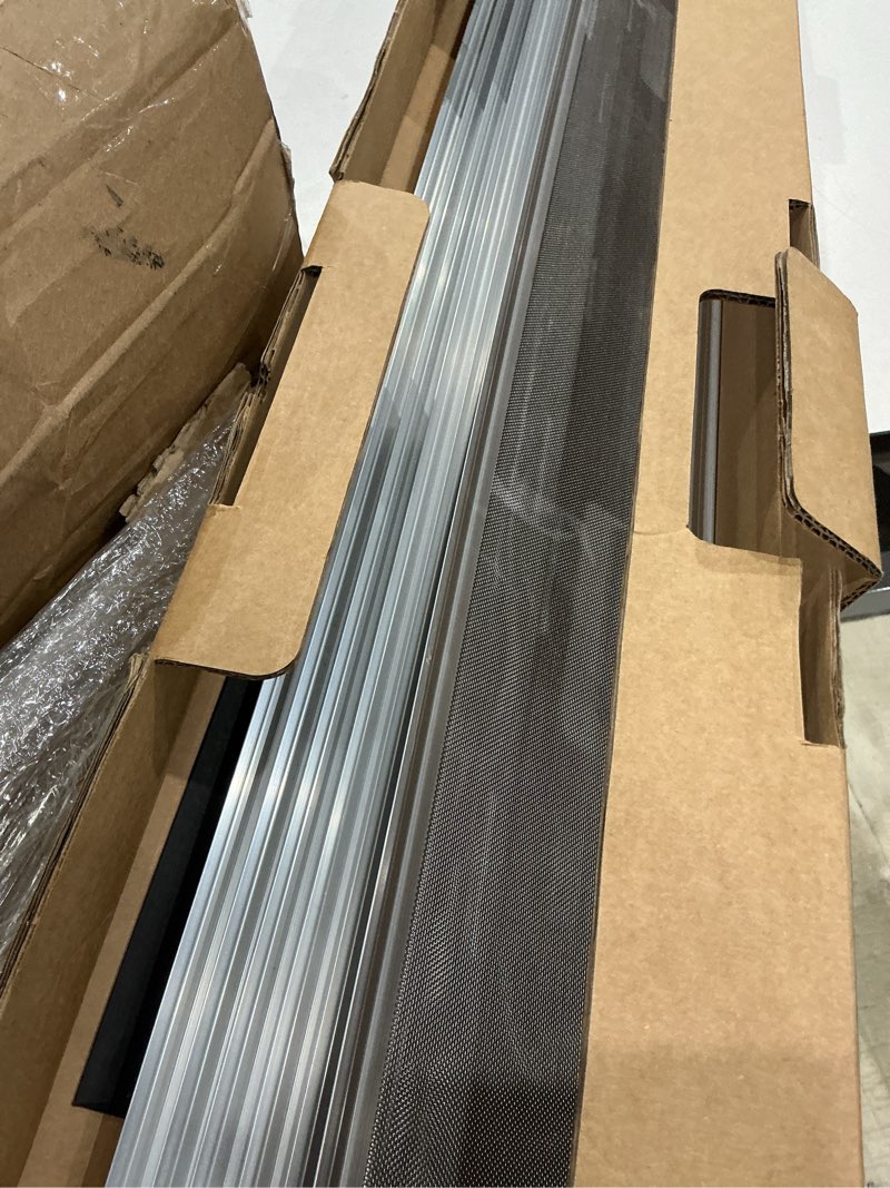 Condition photo showing Good Condition for gutter guard kit - 48ft (12 pieces), stainless steel mesh gutter guard, fits 5-inch & smaller gutters, heavy-duty aluminum frame, leaf guard for gutters, smartpitch technology, diy-friendly 5inch