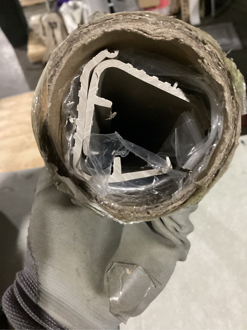 Condition photo showing Good Condition for Briwooody 2 Packs Residential Threshold Cap 36'' Traditional Fixed Vinyl Cap Exterior Door Threshold Replacement for Residential Entry Door(Grey) Gray