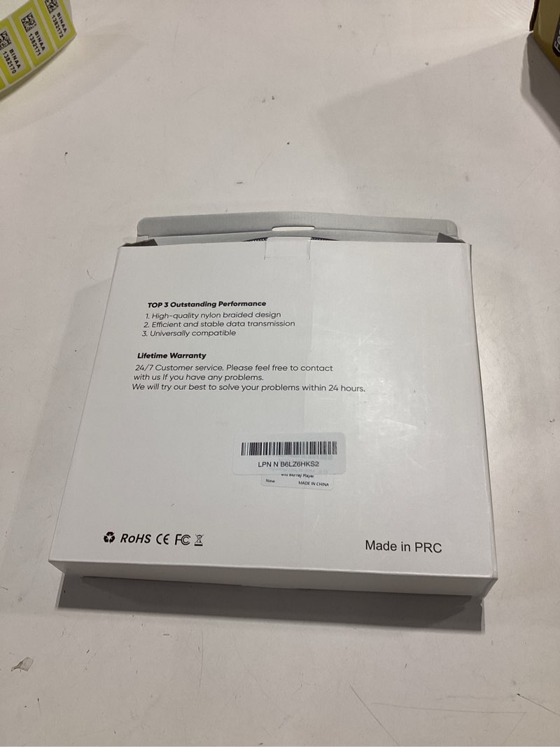 Condition photo showing New/Like New for Highwings Long 8K HDMI Cable 25FT 48Gbps, 2.1 High Speed Gaming Cord 4K@120Hz 8K@60Hz RTX 3090 eARC 3D Compatible for PS5, UHD TV and Blu-ray Player 25 feet Grey