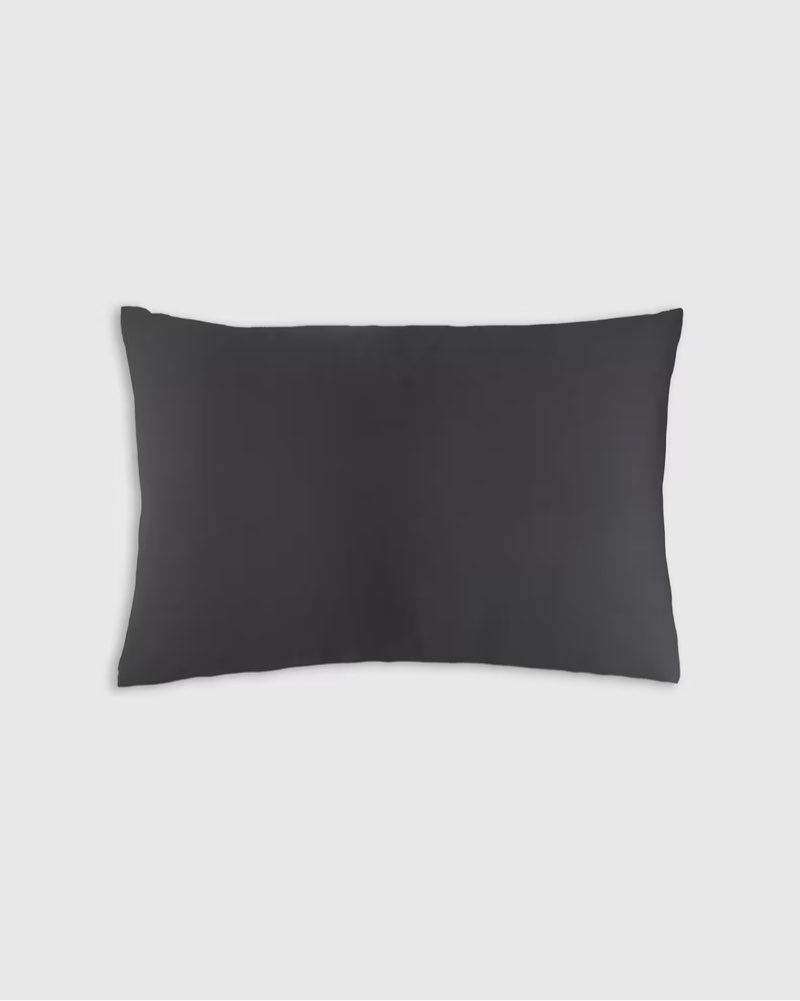 quince 100% mulberry silk pillowcase 1 piece/king 20x36in/ charcoal