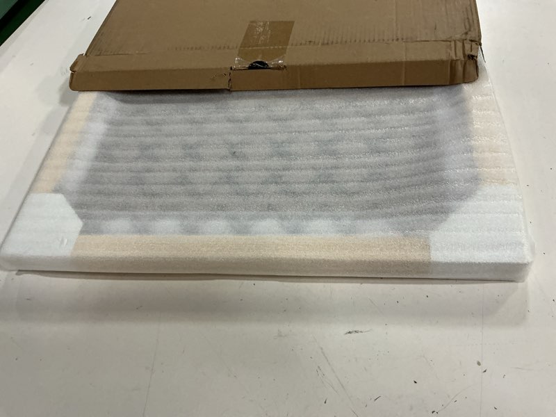 Condition photo showing Good Condition for 14x18 picture frame diamond painting frames poster frames made of solid wood,display pictures 12x16 with mat or 14x18 without mat for photos, paintings,walls decoration,anniversary,wedding,christmas natural 14x18 inch
