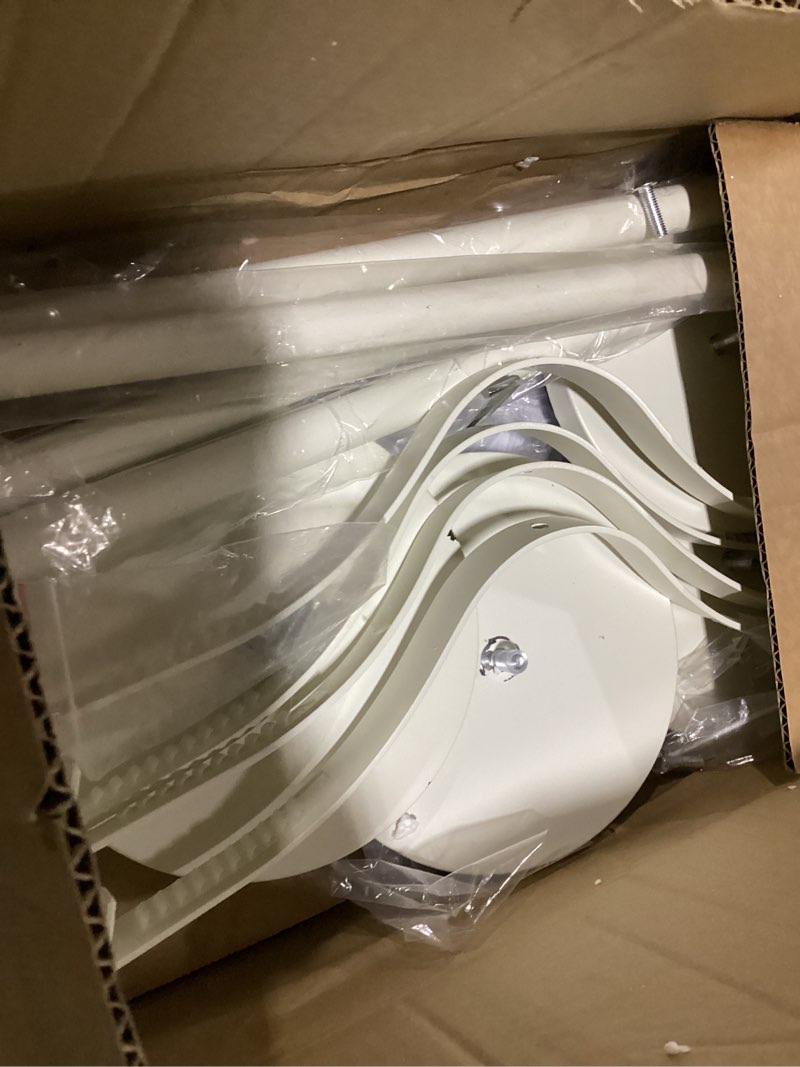 Condition photo showing New/Like New for Reusable Shirt Display Stand-Mannequin Torso Tshirt Display Stand for Retail/Vendors,18-33" Adjustable Dress Form Mannequin Stand Clothes Rack,Portable Holder Jacket Coat Hanger,All Metal/White/4 Pack Cream White 18-33"H/4 Pack