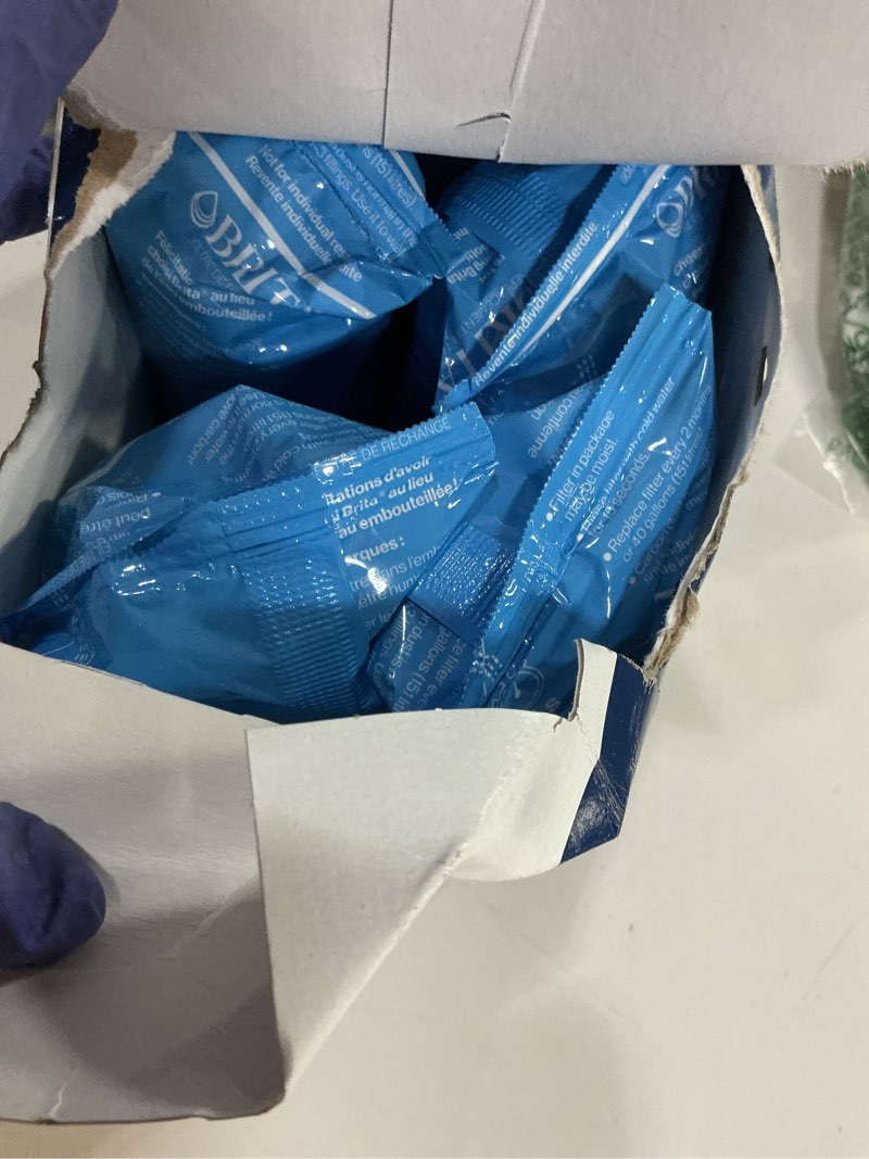 Condition photo showing As Is for Brita Plus Water Filter, BPA-Free, High-Density Replacement Filter for Pitchers and Dispensers, Reduces 2x Contaminants*, Lasts Two Months or 40 Gallons, Includes 6 Filters
