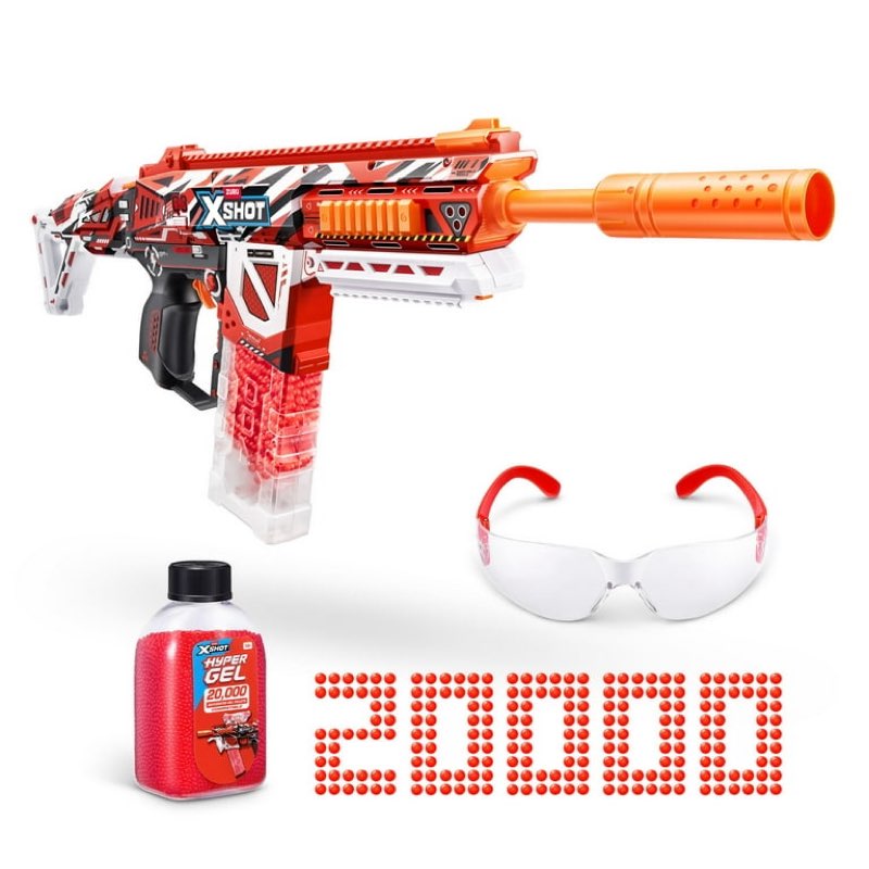 XSHOT Hyper Gel HPG-700 Motorized Blaster (20,000 Pellets) Outdoor Blaster by ZURU for Ages 14+