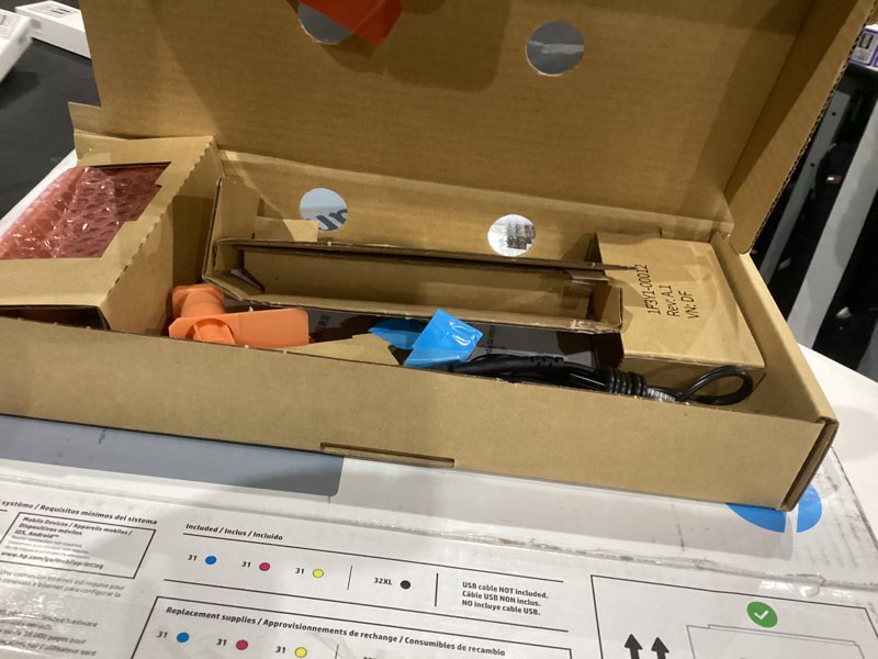 Condition photo showing As Is for HP Smart Tank 5000 Wireless All-in-One Ink Tank Printer, Scanner, Copier with 2 years of ink included, Best-for-home, Cartridge-free, Refillable, AI-enabled (5D1B6A)