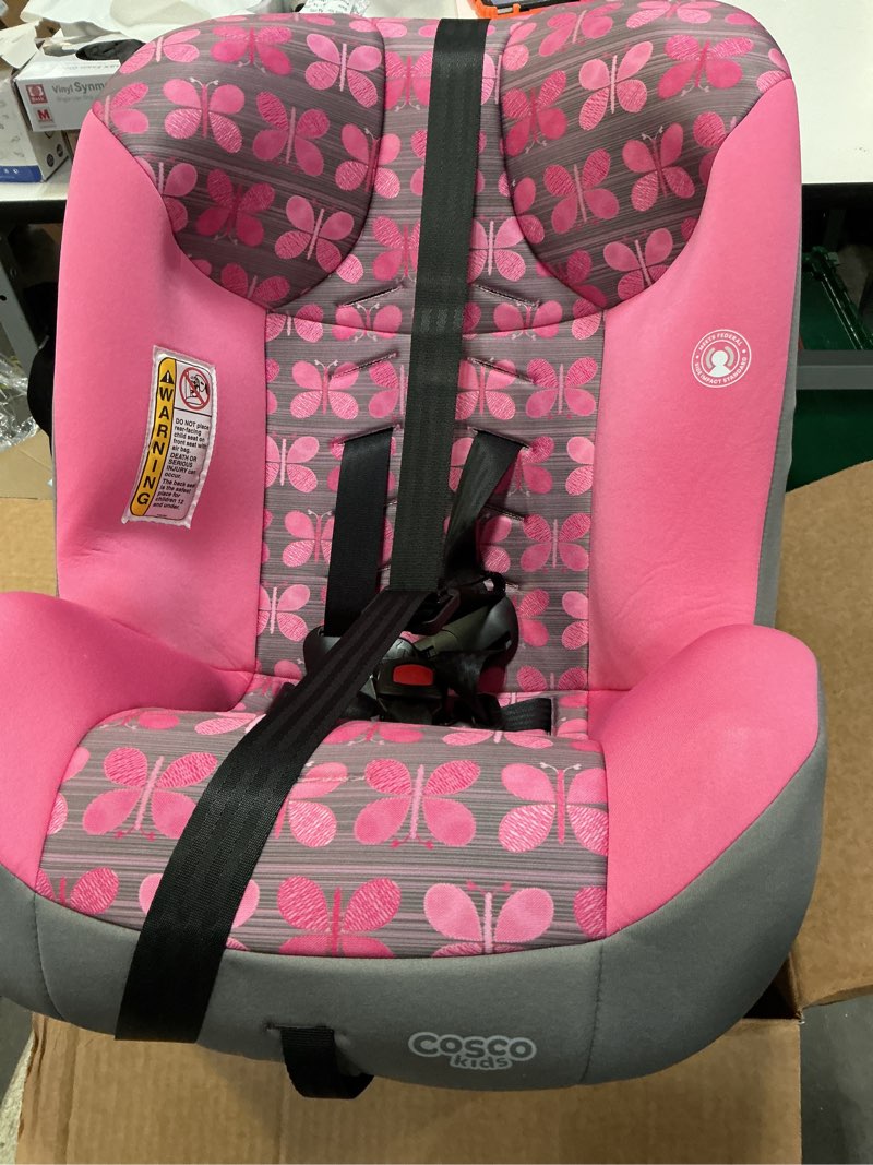 Condition photo showing Good Condition for cosco kids scenera extend infant & toddler convertible car seat, pink butterfly