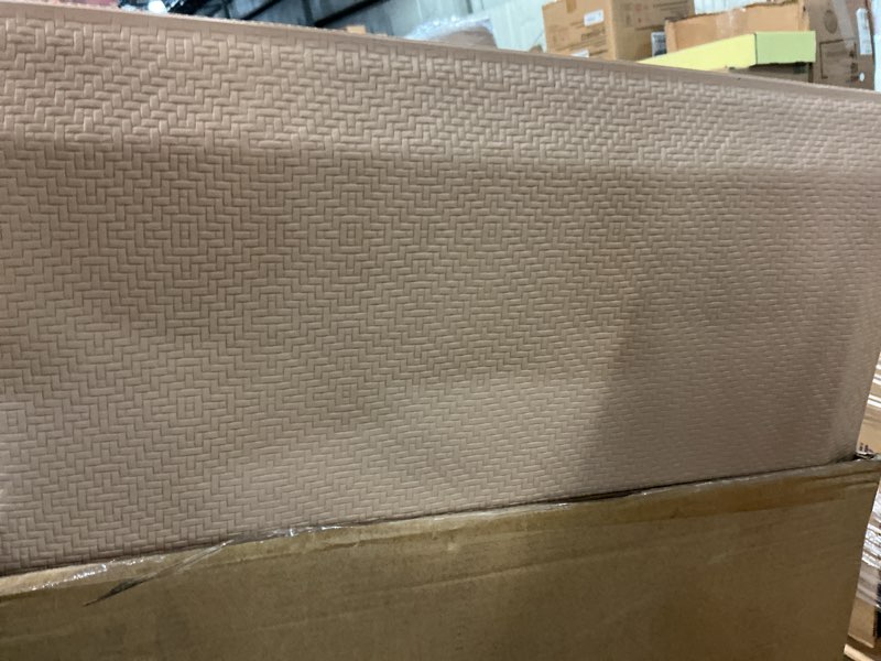 Condition photo showing Good Condition for ophanie kitchen mats for floor, 3/4 inch thick kitchen rugs, 20''x39'' anti fatigue standing cushioned mat, waterproof,comfort ergonomic mat for office, home, sink, beige non-slip bottom beige 39"l x 20"w x 0.8"th
