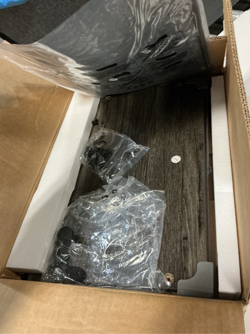 Condition photo showing Good Condition for Vantic C Shaped End Table, Small Side Table for Couch and Recliner, Slide Under Sofa Tray Desk with Storage Bag for Living Room and Bedroom, Deep Grey