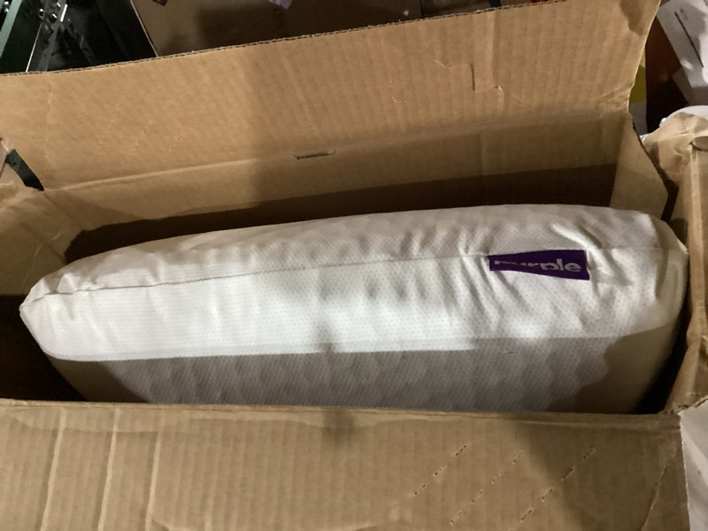 Condition photo showing As Is for Purple Harmony Pillow – Talalay Latex Foam Cooling Pillow for Combo or Side Sleepers, 360º Hex GelFlex Grid for No-Pressure Support and Luxurious Weightless Feel - Standard, Medium Feel, Med Height