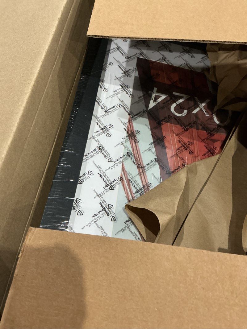 Condition photo showing Good Condition for wiscet 20x24 picture frame set of 3, display pictures 16x20 with mat or 20 x 24 poster frame without mat, wall gallery photo frames, black black 20x24