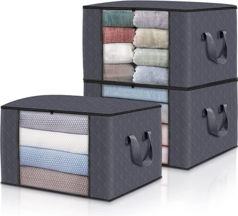 Pack Clothes Storage Foldable Blanket Storage Bags Storage Containers for Or..Similar