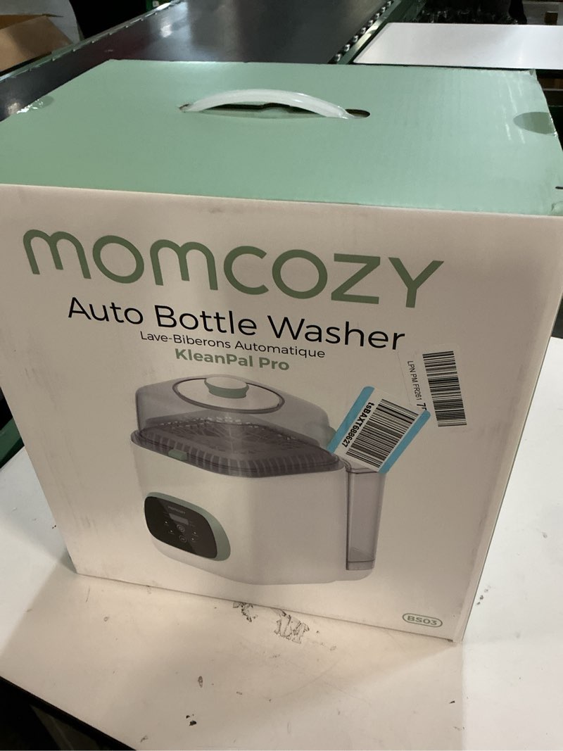 Condition photo showing New/Like New for momcozy kleanpal pro baby bottle washer & momcozy soft & safe drain hose 0.5m