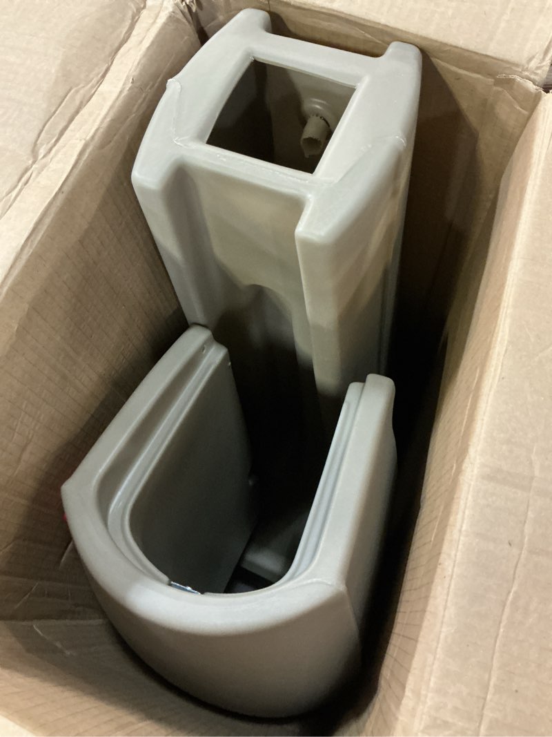 Condition photo showing Good Condition for step2 mailmaster streamline mailbox & post, weather resistant, large outdoor mailboxes, made of durable plastic, easy to install, flag included, mocha