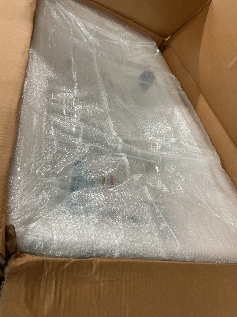 Condition photo showing Good Condition for WOODBRIDGE 60" x 32" Alcove Acrylic Rectangular Whirlpool Heated Jetted Tub in White with right Drain, Brushed Gold Finish Trim and Drain Kit Included, BS667-R-BG03 Brushed Gold 60"X32" Right Drain