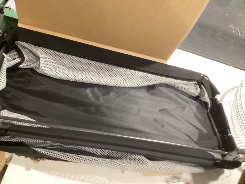 Condition photo showing As Is for gladiator 24-in mesh basket for geartrack/gearwall 14-in black multipurpose basket incomplete