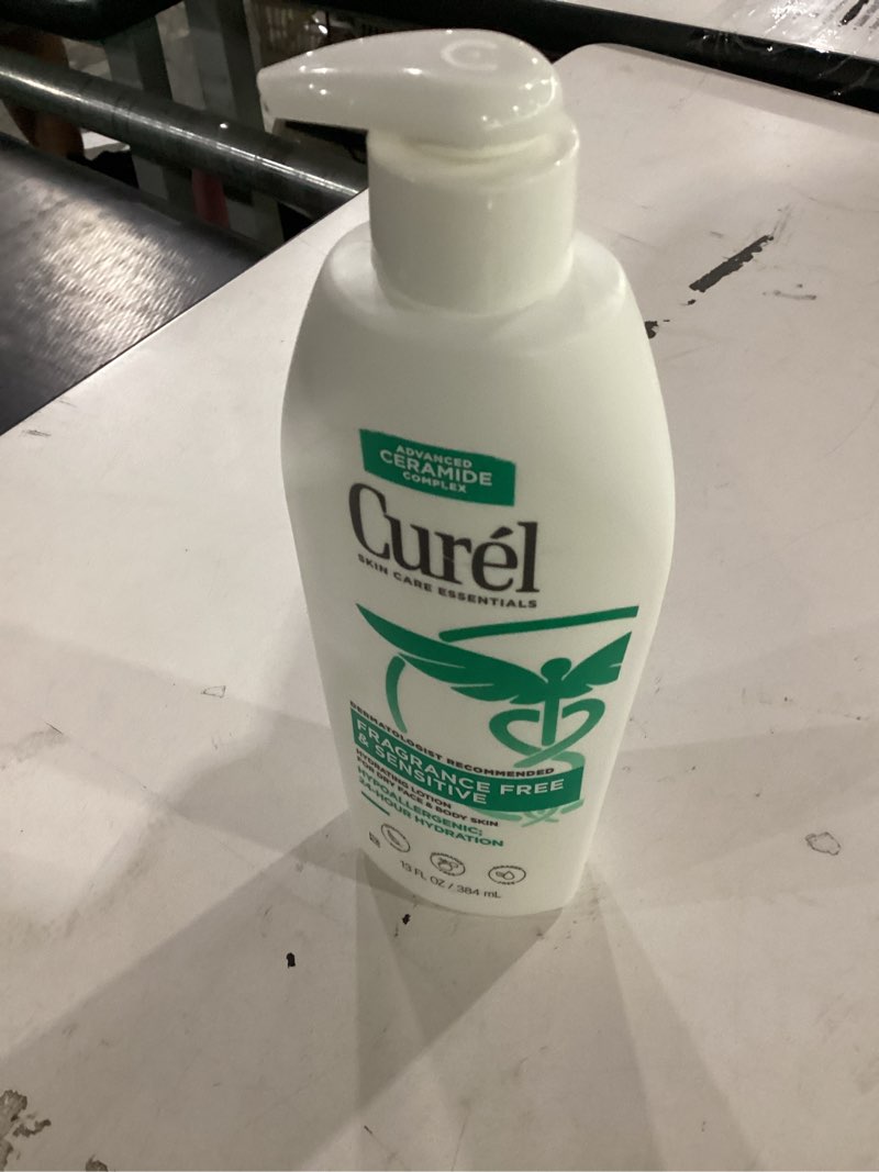 Condition photo showing Good Condition for moisturizer  fragrance free & sensitive skin lotion