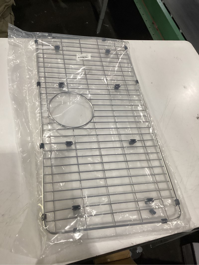 Condition photo showing New/Like New for LKOBG2915SS Kitchen Sink Grate 27-1/2" x 13-3/5" Sink Bottom Grid Stainless Steel