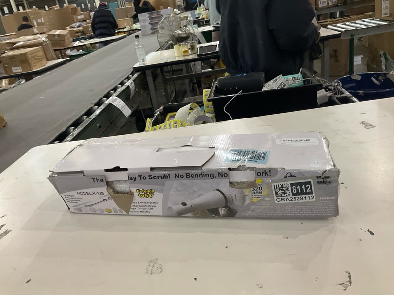 Electric spin scrubber