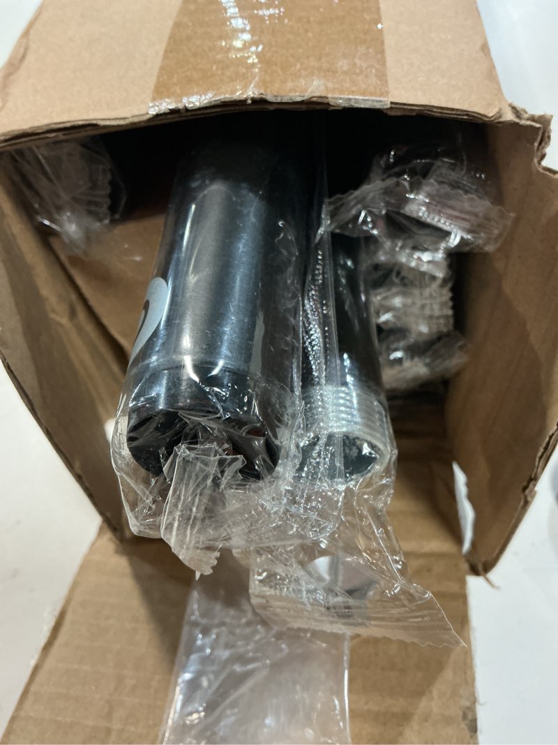 Condition photo showing Good Condition for black wrap around curtain rod, extra long heavy duty blackout curtain rods for windows 72 to 144 inch, 1 inch adjustable room darkening drapery rods for bedroom, living room, sliding door black 72''-144'' (1 pack)