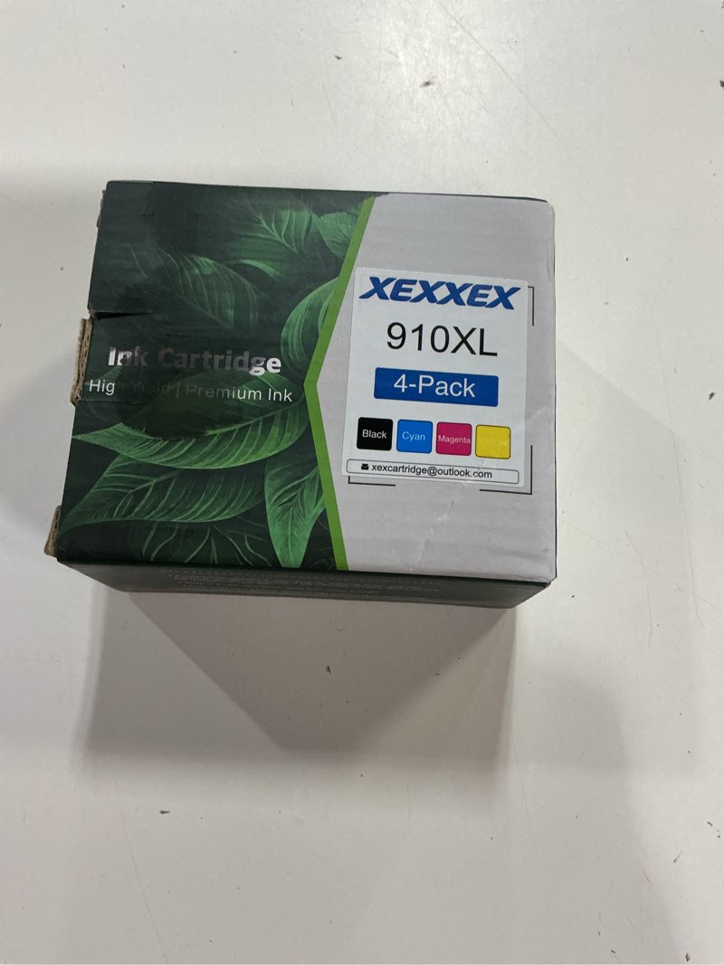 Condition photo showing Good Condition for 910xl ink cartridges high yield combo pack replacement for hp 910 xl fit for officejet pro 8020 8025 8028 8030 8035 8010 8015 8018 8022 printers with v21.3.1 chip ( cyan magenta yellow black, 4-pack )
