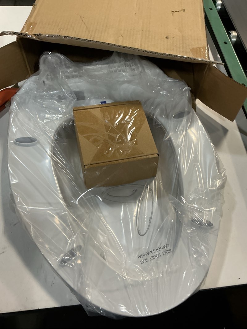 Condition photo showing New/Like New for Elongated Bidet Toilet Seat with Quiet-Close, Non-Electric Bidet Mode with Dual Nozzles, Fit Elongated Toilet Seat, Adjustable Water Pressure with Brass inlet (Elongated)