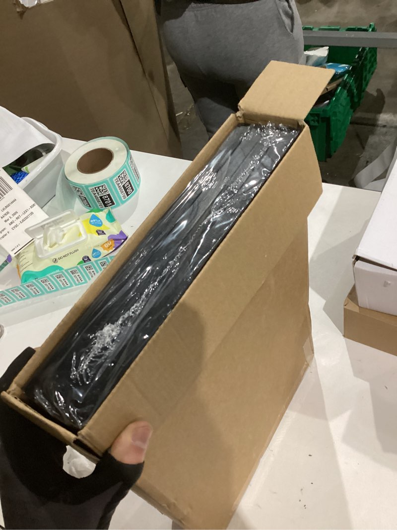 Condition photo showing New/Like New for Corner Floating Shelves Wall Mounted Set of 4, Rustic Wood Storage Display Wall Shelves for Home Decor, Bathroom, Kitchen, Bedroom, Living Room, Office (Black)