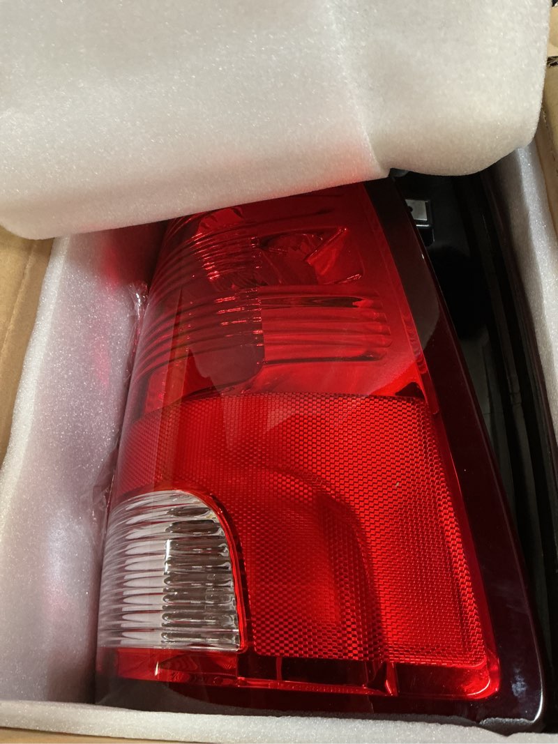 Condition photo showing Good Condition for tail lights fit dodge ram 1500 2500 3500 2009 2010 2011 2012 2013 2014 2015 2016 2017 2018 rear brake back up cover taillights lens assembly left driver right passenger side (lamp included) 2009-2018