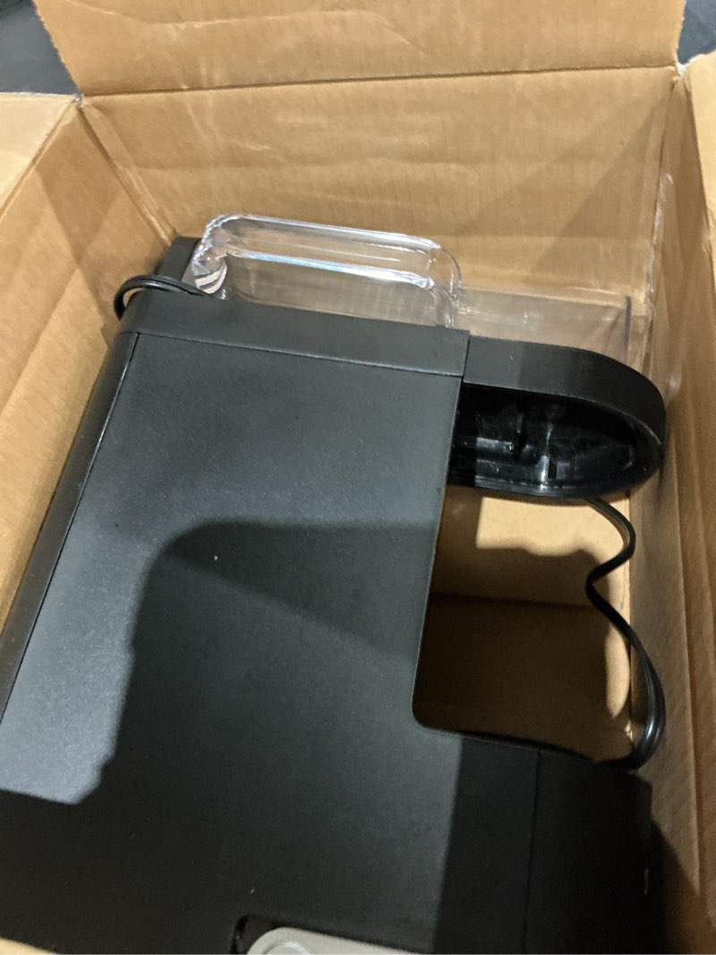 Condition photo showing As Is for keurig k-supreme single serve k-cup pod coffee maker, multistream technology, 4 brew sizes, 66oz dual-position removable reservoir, black black coffee maker