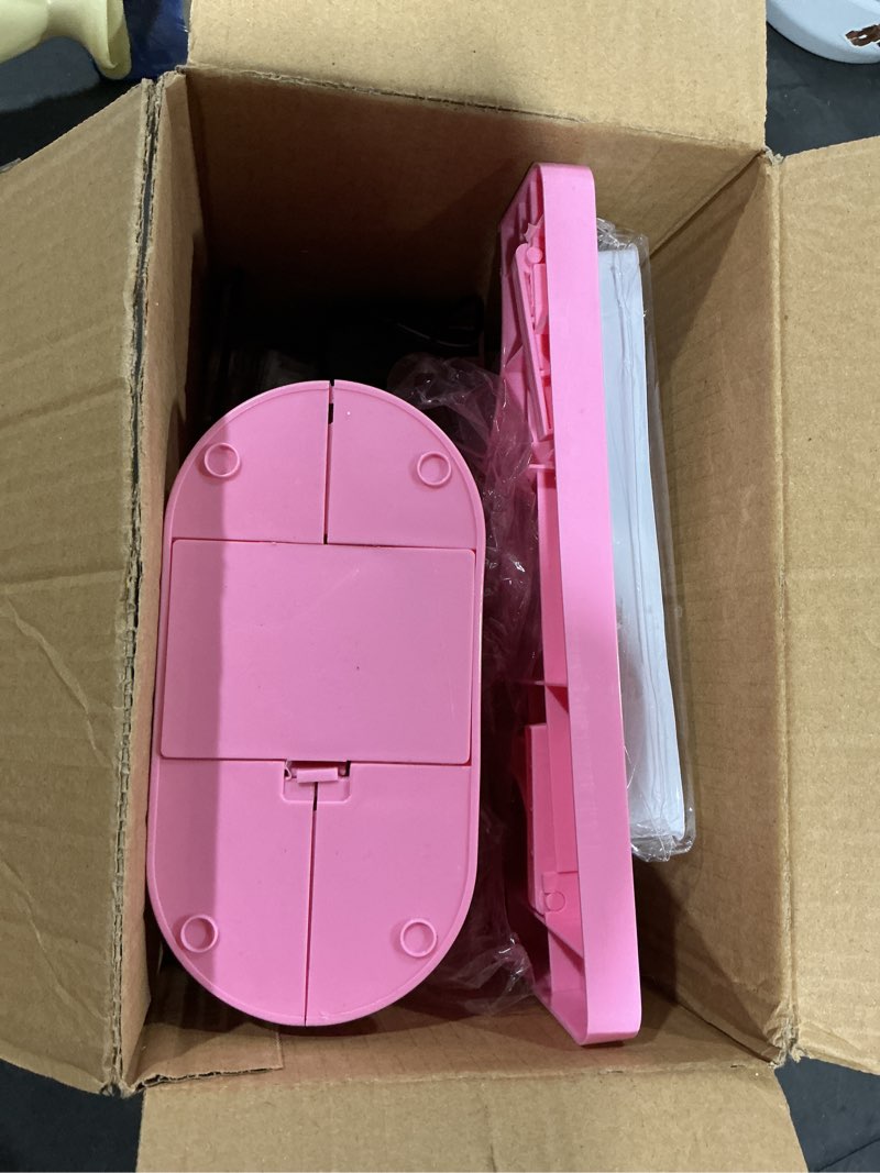 Condition photo showing Good Condition for Sewing Machine for Beginners with Expansion Table and Foot Pedal and 42Pcs Sewing kit Finger Guard & Light Mini Small Portable Sewing Machines 2-Thread 2-Speed 2-Switches for Kids Ages 8-12 Peach Pink